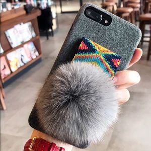 Festival Season!Puff hand strap phone case 7P/8P